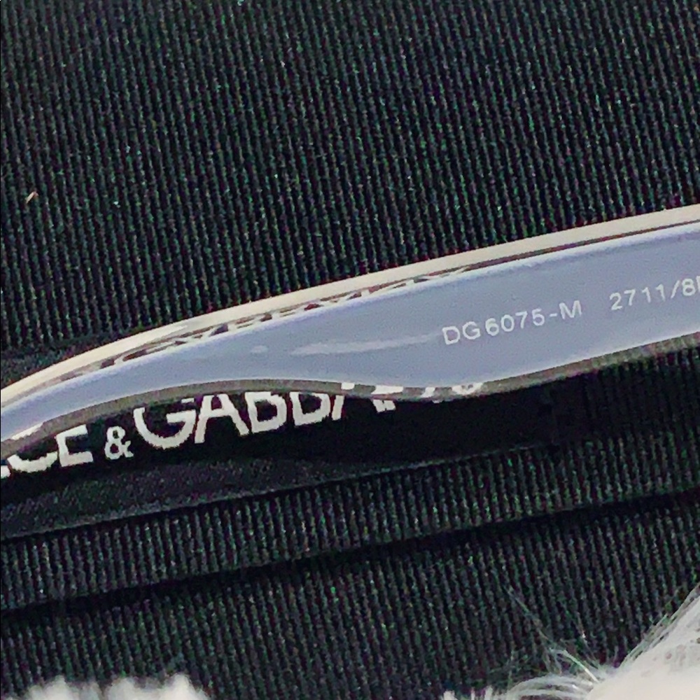 DOLCE & GABBANA Clear Cat Eye Sunglasses DG 6075 - Picture 7 of 7